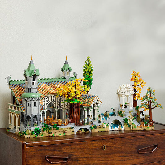 The Lord of the Rings Valley Castle (10316): The Lord of the Rings movie building block series, 6167pcs, castle model kit, 2025 adult model kit, holiday gift - perfect 1:1 replica compatible with LEGO