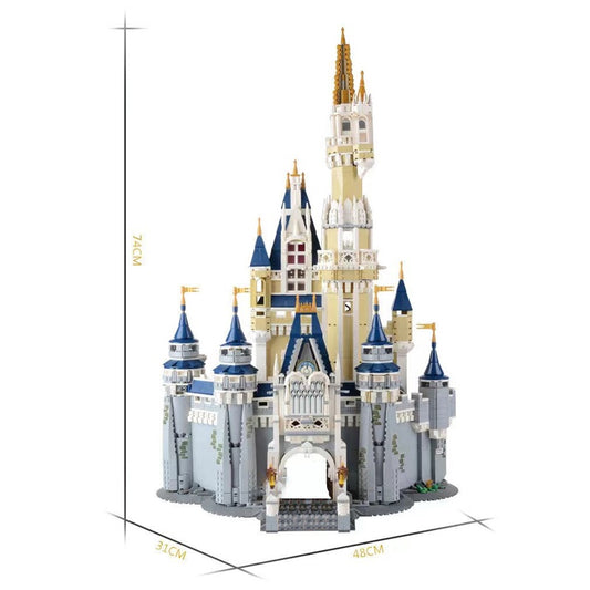 Disney Old Castle (71040) Disney Building Blocks Series, 4080pcs, Castle Model Set, 2025 Adult Model Set, Festival Gift - Perfect 1:1 Reproduction Compatible with LEGO