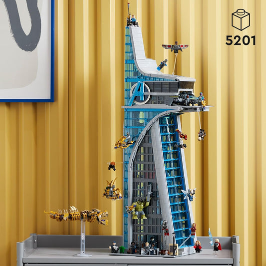 Avengers Tower (76269) Marvel Building Blocks Series, 5201pcs, Building Model Kit for Avengers movies, 2025 Adult Model  Set, Festival Gift - Perfect 1:1 Remake compatible with LEGO
