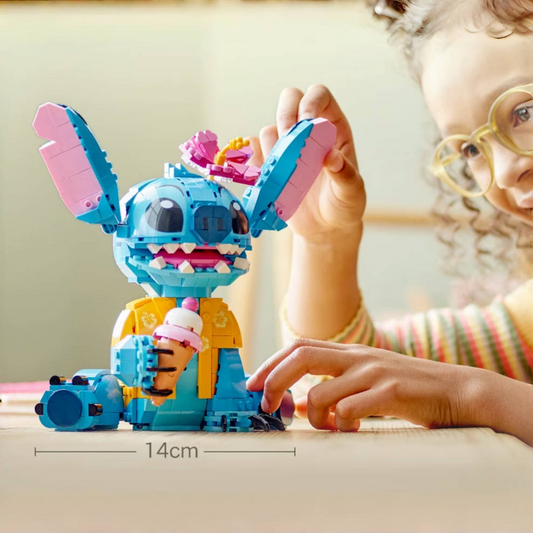 Lilo&Stitch Sitch (43249) Disney Doll Building Blocks Series, 730pcs, Animal Model Set, 2025 Adult Model Set, Festival Gift - Perfect 1:1 Reproduction Compatible with LEGO